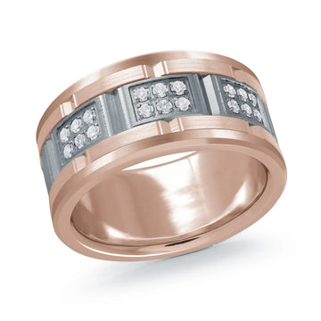 14K Rose Gold Ring from the Tantalum Collection by Malo
