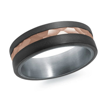 14K Rose Gold Ring from the Tantalum Collection by Malo