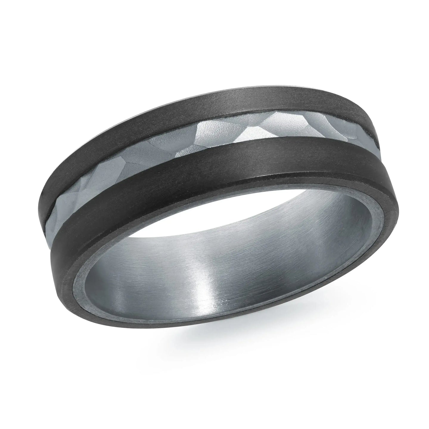 14K White Gold Ring from the Tantalum Collection by Malo