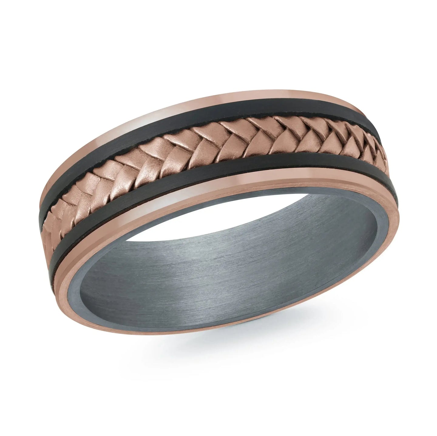 14K Rose Gold Ring from the Tantalum Collection by Malo