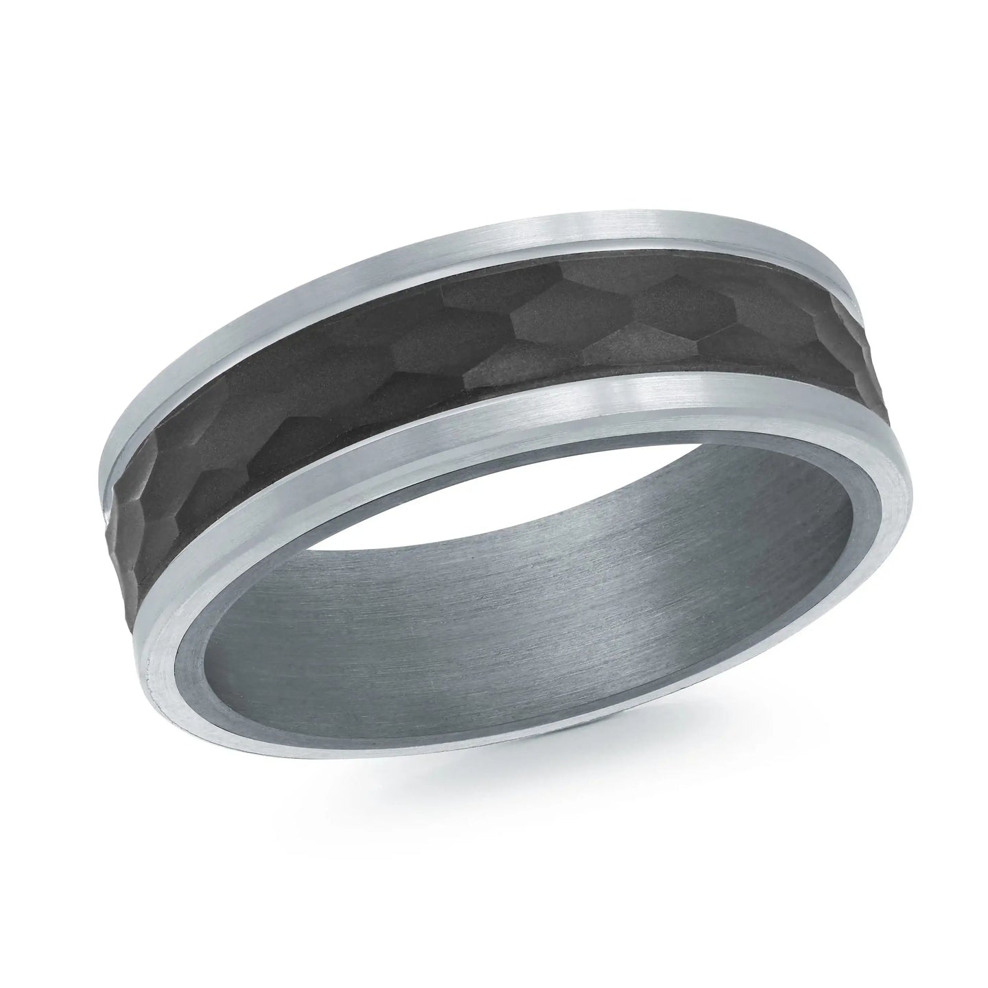 14K White Gold Ring from the Tantalum Collection by Malo