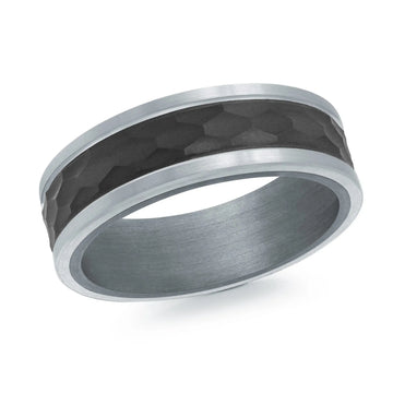 14K White Gold Ring from the Tantalum Collection by Malo