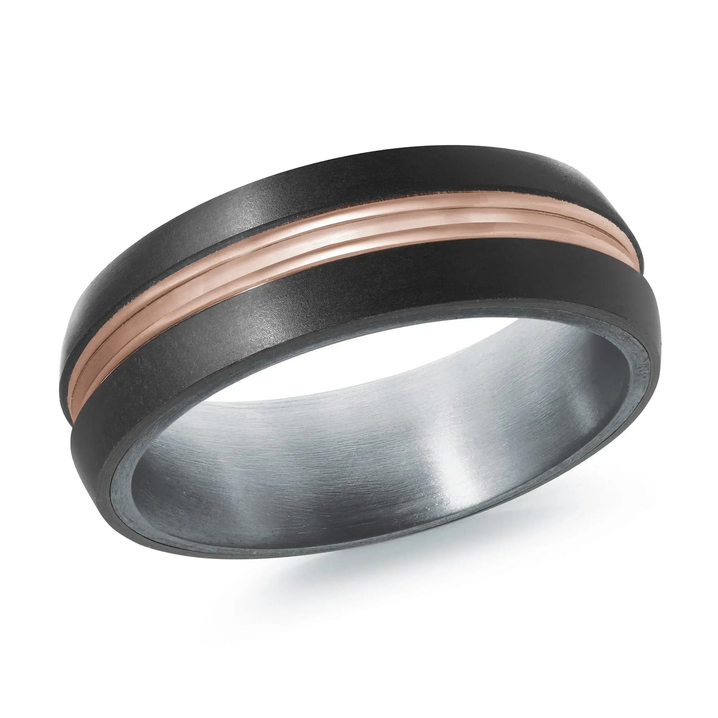 14K Rose Gold Ring from the Tantalum Collection by Malo