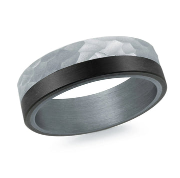 14K White Gold Ring from the Tantalum Collection by Malo