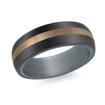 14K Rose Gold Ring from the Tantalum Collection by Malo