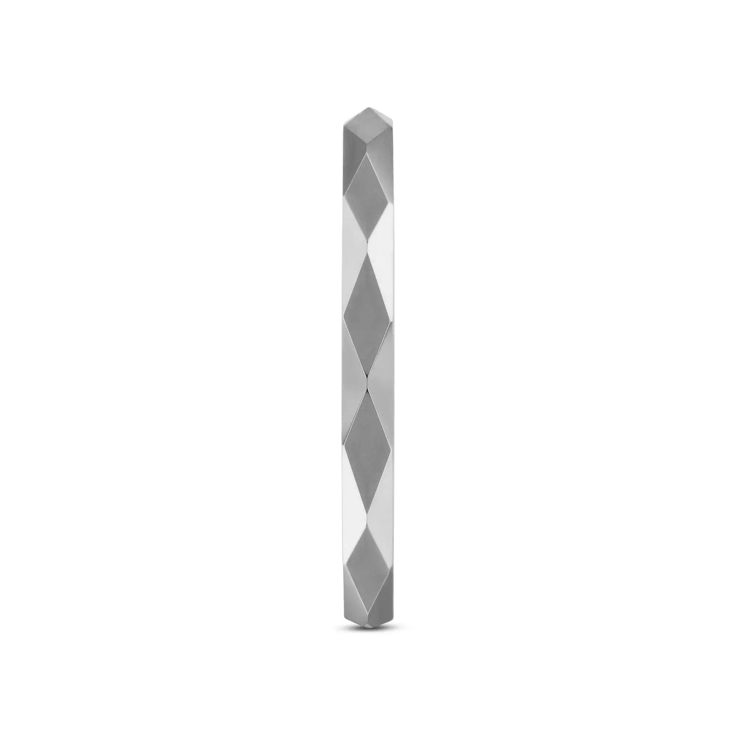 MILLENNIUM Tungsten Wedding Band with 288 Diamond Facets - 2mm - 10mm - Larson Jewelers