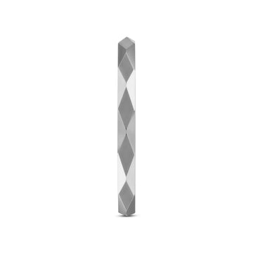 MILLENNIUM Tungsten Wedding Band with 288 Diamond Facets - 2mm - 10mm - Larson Jewelers
