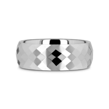 MILLENNIUM Tungsten Wedding Band with 288 Diamond Facets - 2mm - 10mm - Larson Jewelers
