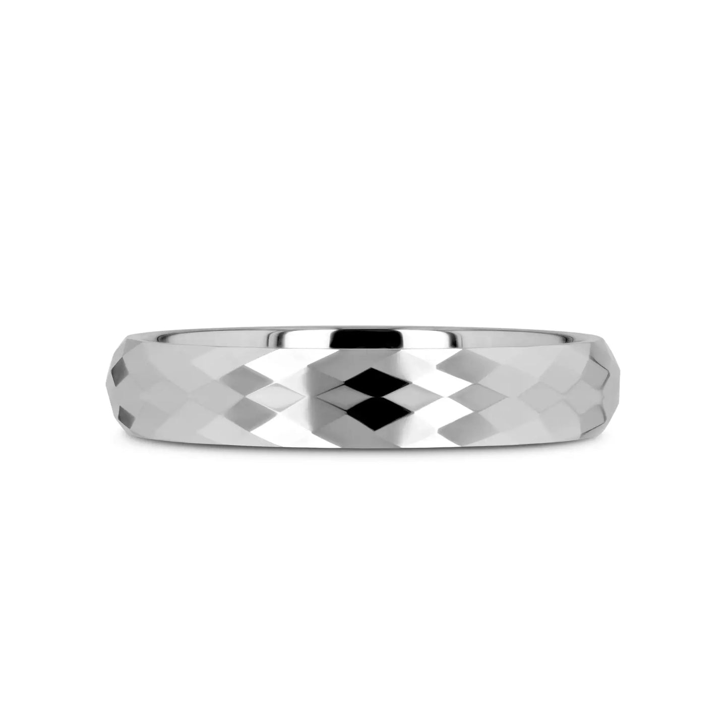 MILLENNIUM Tungsten Wedding Band with 288 Diamond Facets - 2mm - 10mm - Larson Jewelers