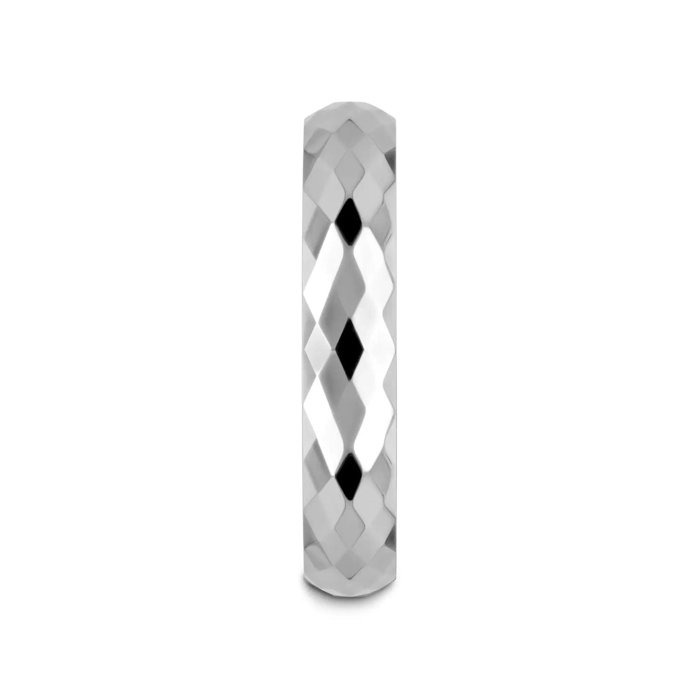 MILLENNIUM Tungsten Wedding Band with 288 Diamond Facets - 2mm - 10mm - Larson Jewelers