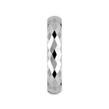MILLENNIUM Tungsten Wedding Band with 288 Diamond Facets - 2mm - 10mm - Larson Jewelers
