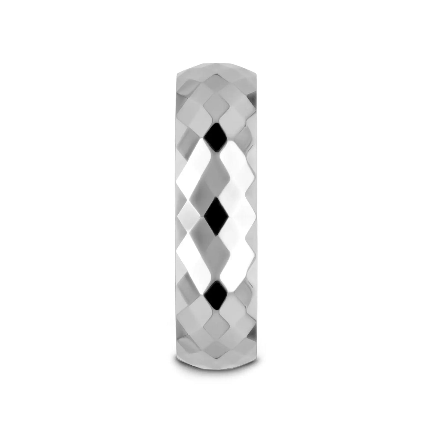 MILLENNIUM Tungsten Wedding Band with 288 Diamond Facets - 2mm - 10mm - Larson Jewelers