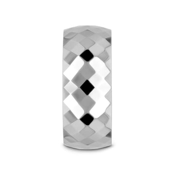 MILLENNIUM Tungsten Wedding Band with 288 Diamond Facets - 2mm - 10mm - Larson Jewelers