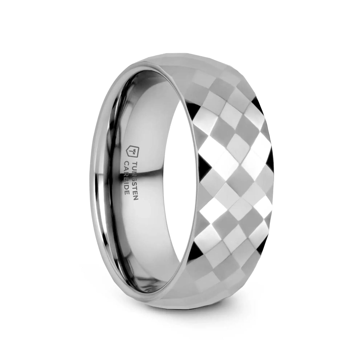 MILLENNIUM Tungsten Wedding Band with 288 Diamond Facets - 2mm - 10mm - Larson Jewelers