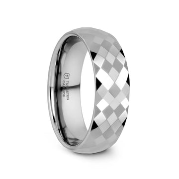 MILLENNIUM Tungsten Wedding Band with 288 Diamond Facets - 2mm - 10mm - Larson Jewelers