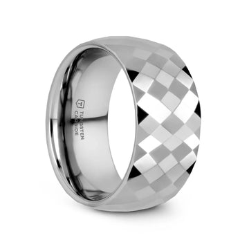 MILLENNIUM Tungsten Wedding Band with 288 Diamond Facets - 2mm - 10mm - Larson Jewelers