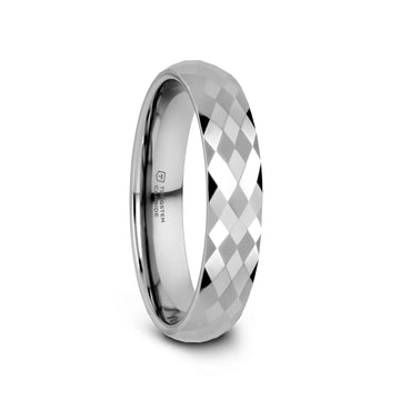 MILLENNIUM Tungsten Wedding Band with 288 Diamond Facets - 2mm - 10mm - Larson Jewelers