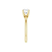 HANNAH 18K Yellow Gold Round Lab Grown Diamond Solitaire Engagement Ring