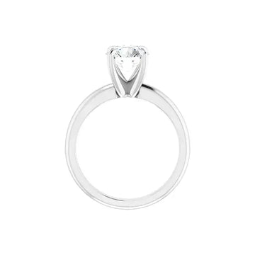 ORLA 14K White Gold Round Lab Grown Diamond Solitare Engagement Ring - Larson Jewelers