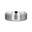 ORLOFF White Tungsten Ring with Raised Brush Finished Center - 6mm & 8mm