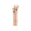 GILDA 18K Rose Gold Round Engagement Ring