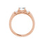 GILDA 18K Rose Gold Round Engagement Ring