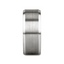 PETERSBURG Brushed Center White Tungsten Ring with Beveled Edges - 4mm - 10mm