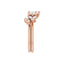 HAILEY 14K Rose Gold Pear Cut Lab Grown Diamond Engagement Ring