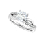TALA Platinum Round Lab Grown Diamond Engagement Ring