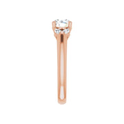 GILDA 14K Rose Gold Round Engagement Ring
