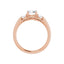 GILDA 14K Rose Gold Round Engagement Ring
