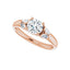 GILDA 14K Rose Gold Round Engagement Ring