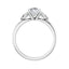 BUTTERCUP Platinum Oval Lab Grown Diamond Engagement Ring