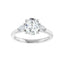 BUTTERCUP Platinum Oval Lab Grown Diamond Engagement Ring