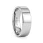 SPARTAN Flat Tungsten Ring, Polished Comfort Fit (2mm–12mm)