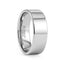 SPARTAN Flat Tungsten Ring, Polished Comfort Fit (2mm–12mm)