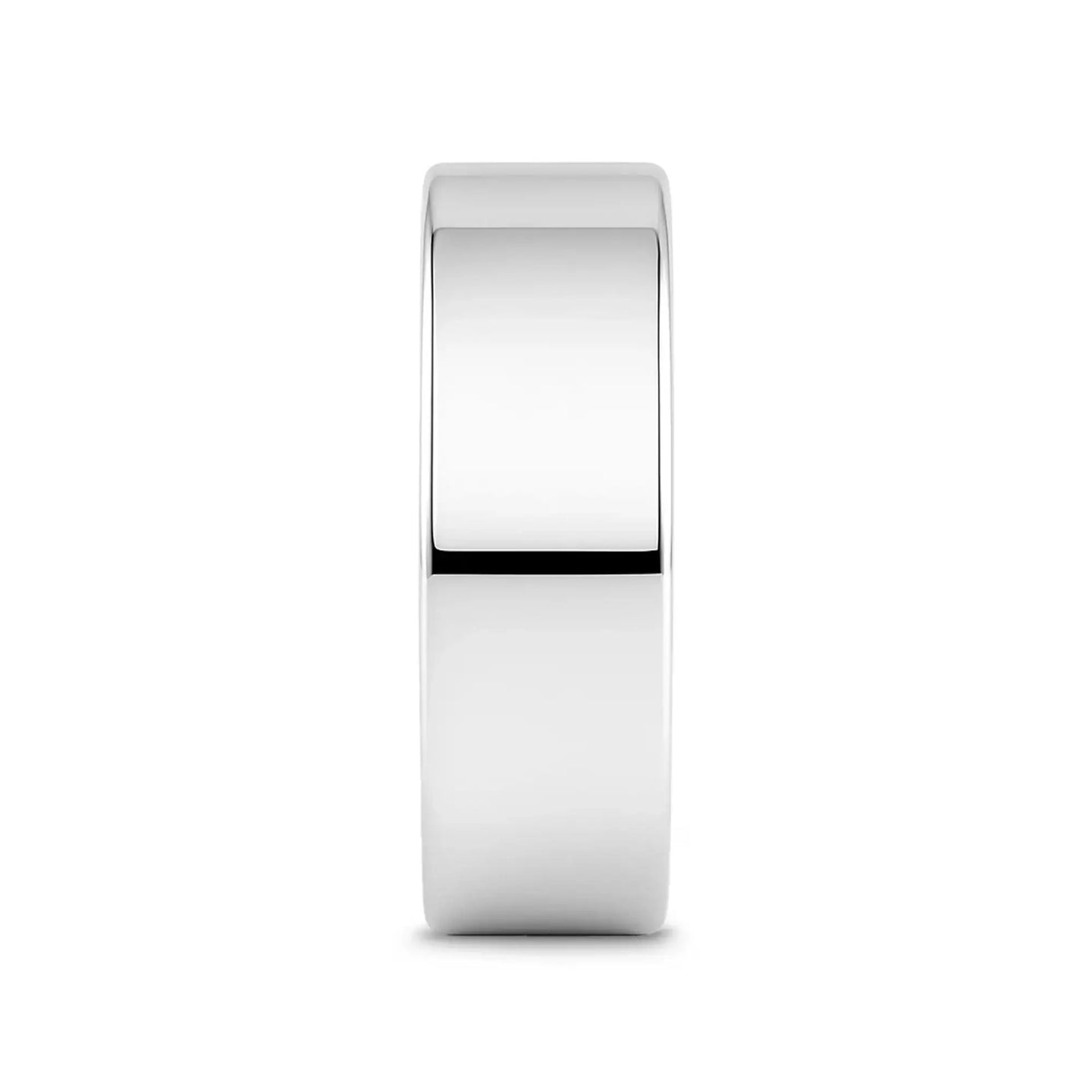 SPARTAN Flat Tungsten Ring, Polished Comfort Fit (2mm–12mm) - Larson Jewelers