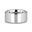 SPARTAN Flat Tungsten Ring, Polished Comfort Fit (2mm–12mm)