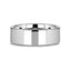 SPARTAN Flat Tungsten Ring, Polished Comfort Fit (2mm–12mm)