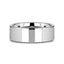 SPARTAN Flat Tungsten Ring, Polished Comfort Fit (2mm–12mm)