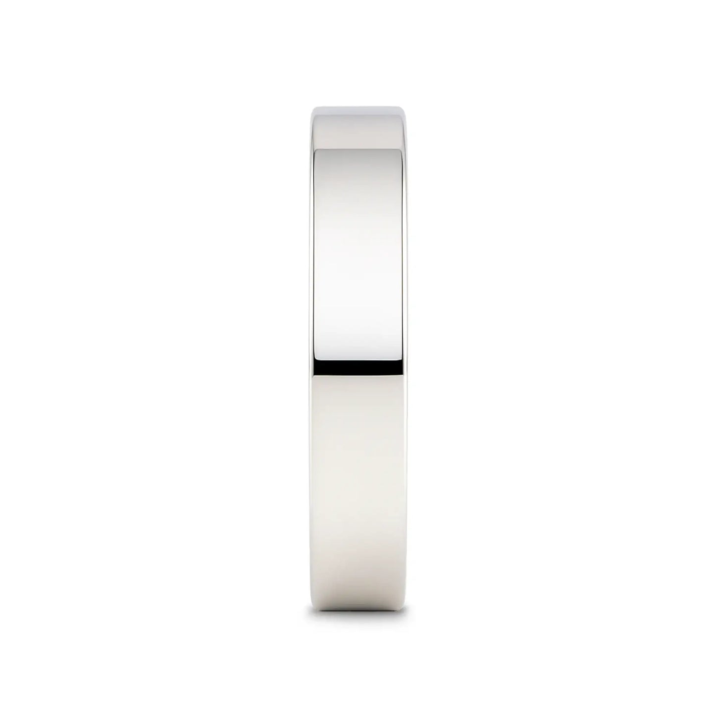 STOCKTON Flat Style White Tungsten Ring - 2mm - 12mm - Larson Jewelers