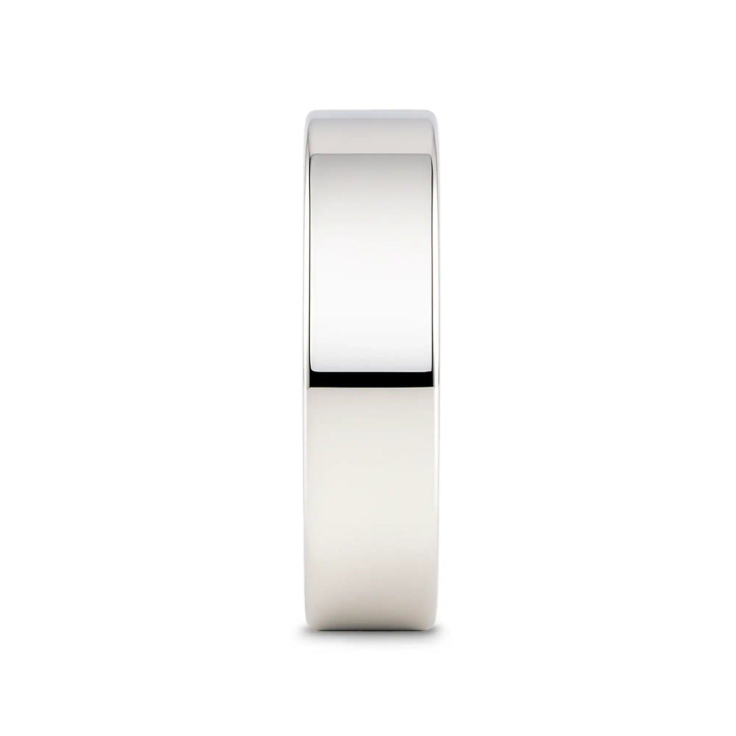 STOCKTON Flat Style White Tungsten Ring - 2mm - 12mm - Larson Jewelers