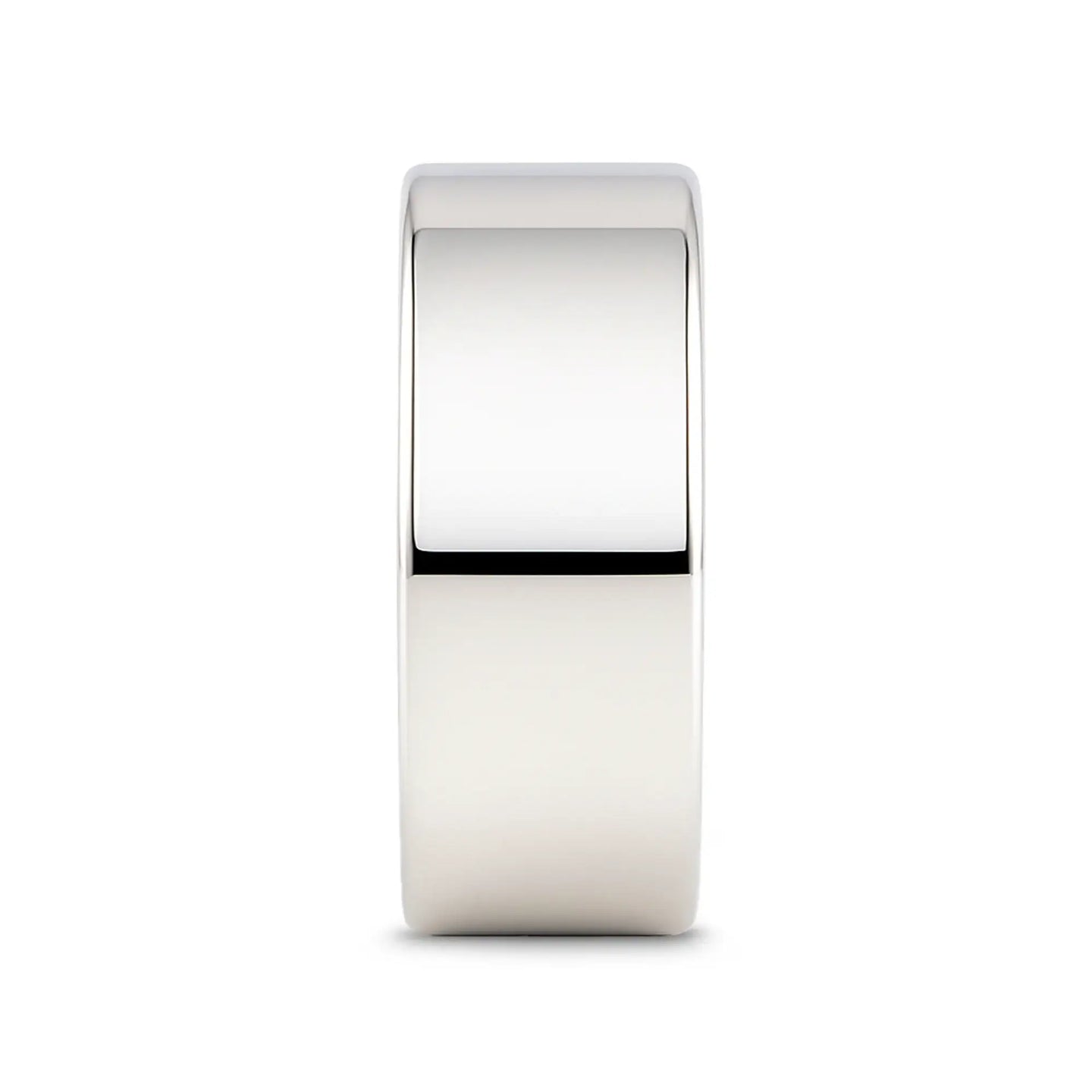STOCKTON Flat Style White Tungsten Ring - 2mm - 12mm - Larson Jewelers