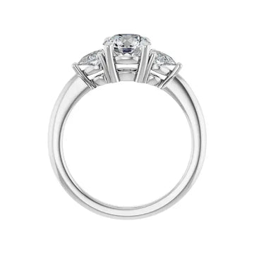 IDALIA Platinum Round Lab Grown Diamond Engagement Ring - Larson Jewelers