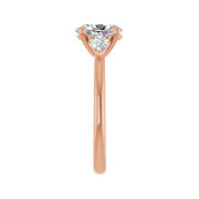 BUTTERCUP 14K Rose Gold Oval Lab Grown Diamond Engagement Ring