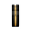 VIVALDI Black Ceramic Wedding Band With Yellow Gold Groove - 4mm - 8mm