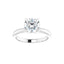 ORLA Platinum Round Lab Grown Diamond Solitare Engagement Ring
