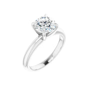 ORLA Platinum Round Lab Grown Diamond Solitare Engagement Ring
