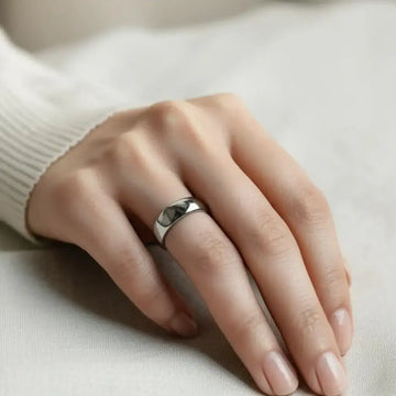 ARLINGTON Domed White Tungsten Ring, 2mm–12mm widths - Larson Jewelers
