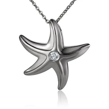 Sterling Silver Star Fish Pendant - Larson Jewelers